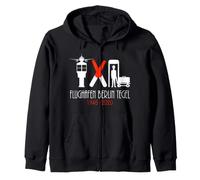 Berlin Tegel Airport TXL Airport Closure Zip Hoodie
