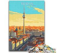 Berlin Travel Jigsaw Puzzles for Adults 2000, Help The Brain Exercise Addictive Toys to Cultivate Patience Unique Challenge Game 2000pcs(70x100cm)