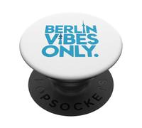 Berlin Vibes Only Hauptstadt Cool Spruch Urban Design PopSockets Adhesive PopGrip