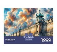 Berlin Wall 1000 Pieces Portable Jigsaw Puzzle Building Age 3+ Cool Collage Effect, Home Decoration, Educational, Challenging Puzzle Games 70x50cm/1000pcs