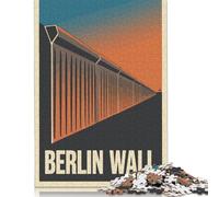 Berlin Wall Poster 1000 Pieces Puzzles for Adults, Jigsaw Puzzles 1000 Pieces, DIY Puzzle Toy As Birthday Gifts 1000pcs (75x50cm)