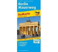Berlin Wall Trail, cycle map 1:60,000, ,