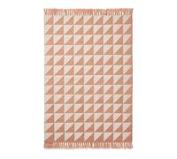 Berlin Wool and Cotton Rug Dusty Pink one size