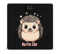 Berlin Zoo And Hedgehog Scale for Body Weight Digital Bathroom Scales with Tempered Glass LCD Display Auto on Off
