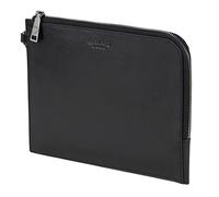 Berliner Bags Alex M Premium Document Folder, Document Bag, Passport Organiser and Bank Bag Made of Leather, for Men and Women - Black