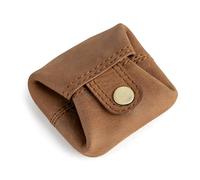 Berliner Bags Lena M Vintage Coin Purse, Small Leather Purse, Mini Coin Purse for Men and Women - Brown