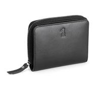 Berliner Bags Sara Wallet, Leather Wallet with RFID Protection TÜV, Card Holder with Gift Box for Women, Black Embossed, one size, Modern