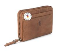 Berliner Bags Vintage ELSA Small Women's Leather Wallet with TÜV Approved RFID Protection with Gift Box - Brown