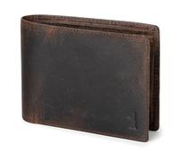 Berliner Bags Vintage Leather Wallet, Wallet with RFID Protection TÜV Certified and Gift Box for Men - Brown