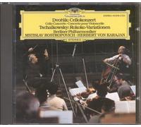 Berliner Philharmoniker • Mstislav Rostropovich • Herbert von Karajan - Dvorak: Cello Concerto / Tchaikovsky: Rokoko-Variationen
