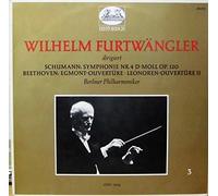 BERLINER PHILHARMONIKER - WILHELM FURTWÄNGLER DIRIGIERT SCHUMANN: SYMPHONIE NR.4 D-MOLL OP.120 - BEETHOVEN: EGMONT-OUVERTÜRE / LEONOREN-OUVERTÜRE II - HELIODOR HISTORISCH - VINYL