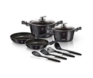 Berlinger Haus 10 Pc Cookware Set Aluminium Non Stick Pots Pans Induction Tools