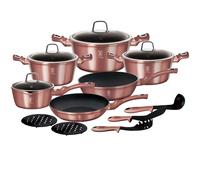 Berlinger Haus 15 Pc Cookware Set Aluminium Non Stick Pots Pans Induction Tools