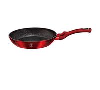 Berlinger Haus B BERLINGERHAUS Professional Precision Frypan 3-Layer Marble Coating with Ergonomic Soft-Touch Handle, Burgundy,BH/1253N