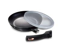 BERLINGER HAUS Black Rose Line BH-1952 Granite Frying Pan with Removable Handle 28 cm