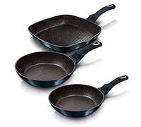 Berlinger Haus Metallic Line Aquamarine Edition 3 Piece Cookware Set BH/6140 Aquamarine Stainless Steel 18/8