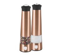 Berlinger Haus Metallic Line Rose Gold Electric Salt and Pepper Grinder Set of 2 | Stylish, Precise and Versatile