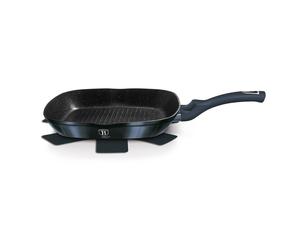 Berlinger Haus Square Grill Pan 28cm Fry Frying Marble Non Stick Griddle Steak