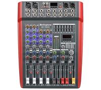 Berlingtone BR-76MX, Professional 6 - Channel Bluetooth Studio Audio Mixer - DJ Sound Controller, USB Drive, PC Recording, RCA, XLR Microphone Jack, 7 Band EQ, 16BIT Digital Multi Effect Processor