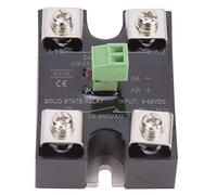 BERM DC AC Solid State Relay Single Channel Control Dual Channel SSR 24-480VAC Red Green Indicator Compact Size (40A(BERM-DK40DA))