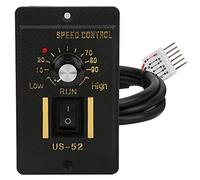 Berm Motor Speed Controller, Forward and Reverse Rotation 3.96 Interface CW CCW AC 220 50 or 60Hz 180W 200W or 250W Suitable for hydroponic Systems Duct Fans (180W)