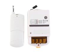 Berm Wireless RF Remote Control Switch AC 380V for Industrial Water Pump and Electrical Equipment - 1000W Power Capacity - 1000 Meter Long Range Smart Learning Code Receiver and