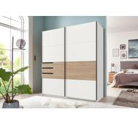 Bermen Sliding Wardrobe White 180Cm Wardrobe