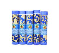 Bermoni Bhutanese Aromatic Incense Tibetan Meditation Joss Incense Sticks- Pack of 5 Medicine Buddha Incense(FH-INS-1032BUDD)