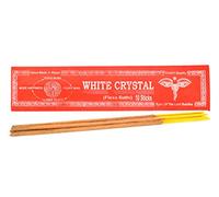 Bermoni Bhutanese Aromatic White Crystal Incense Tibetan Meditation Joss Incense Sticks -Pack of 10 (INS-1033WCRYS)
