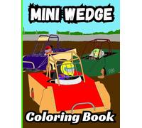 Bermrider Mini Wedge Coloring Book: Dirt Track Racing Kids Go Kart Oval Race Car Gift Activity Speedway Karting Raceway