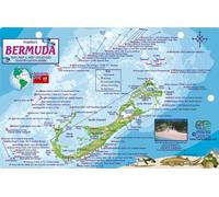 Bermuda Dive Map & Reef Creatures Guide Franko Maps Laminated Fish Card