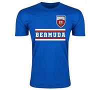 Bermuda Junior Core Football Country T-Shirt in Blue | Size: Small Bermuda Blue S