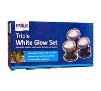 Bermuda LED Spotlight Set (3 Lights) Submersible, for Ponds & Gardens - Warm White