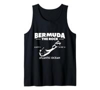 Bermuda Map Coordinates, Bermuda Flag, Bermuda Nickname Tank Top