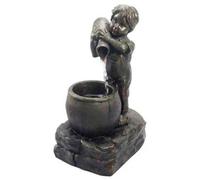 Bermuda Osbourne Solar Powered Water Feature, Grey