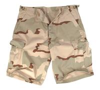 Mil-Tec Bermuda Co Prewash Desert Men's Shorts, Dessert, L