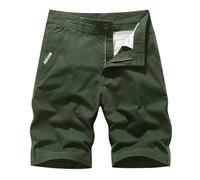 Bermuda Shorts For Men Uk,Men'S Summer Trend Classic Washed Solid Color Cargo Pants Sports Fifth Pants