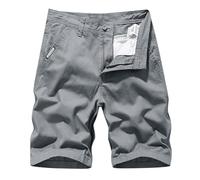 Bermuda Shorts For Men Uk,Men'S Summer Trend Classic Washed Solid Color Cargo Pants Sports Fifth Pants