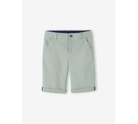 Bermuda Shorts in Cotton/Linen for Boys sage green