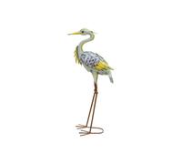 Bermuda Solar Freestanding Metal Garden Ornament Heron
