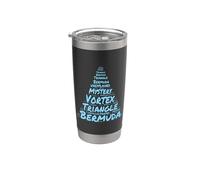 Bermuda Triangle Mystery Vortex Unexplained Word Cloud Stainless Steel Insulated Tumbler