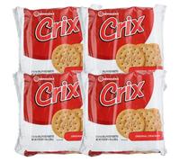 Bermudez Crix Crackers | Original | 288g (3 x 96g) | Caribbean Crackers | Made in Trinidad & Tobago | Pack of 4