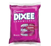 Bermudez Dixee Sandwich Cookies | Guava | 330g (6 x 55g) | Authentic Caribbean Snack | Made in Trinidad & Tobago