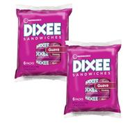 Bermudez Dixee Sandwich Cookies | Guava | 330g (6 x 55g) | Authentic Caribbean Snack | Made in Trinidad & Tobago | Pack of 2