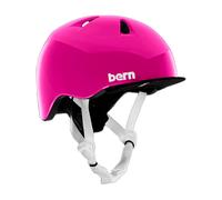 Bern - Bike helmet - Tigre Gloss Pink w/ Visor Pink one size