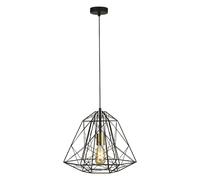 bern geomectric cage ceiling pendant light in matt black