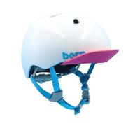 Bern Nina DVRT Kids Bike Helmet with Rotational Impact Safety│Adjustable Comfort│Trusted by Parents Worldwide│EN1078 Certified│S/M│Satin White