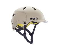 Bern Watts 2.0 MIPS Adult Bike Helmet with Rotational Impact Safety│Adjustable Adapts to All Seasons│EN1078 Certified│Small│Matte Sand