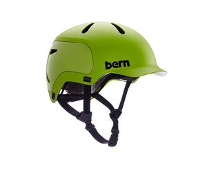 BERN Watts 2.0 Unisex Adult Helmet, Matte Green, M