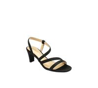 'Bernadette' Open-Toe Sandals Lotus Black 7